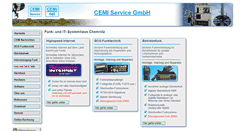 Desktop Screenshot of cemiservice.de