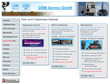 Tablet Screenshot of cemiservice.de